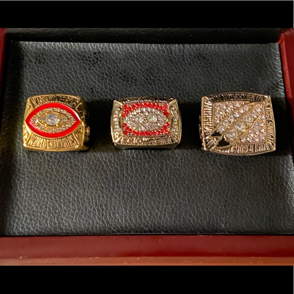 Vintage Washington Redskins Super Bowl Rings 3 Rings for 3 Championships HTTR - Picture 1 of 13